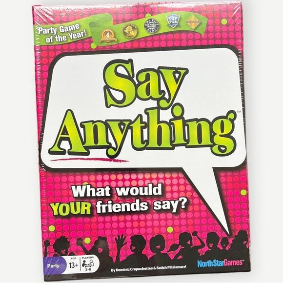 Say Anything Card Game Party Game. 3-8 Players. Age 13+. NEW. - Picture 2 of 6